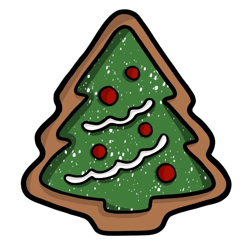 Christmas Tree Cookie