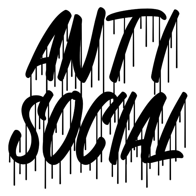 Conception de logo de graffiti antisocial