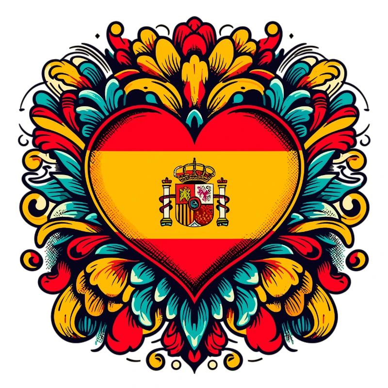 Spanisches Herz