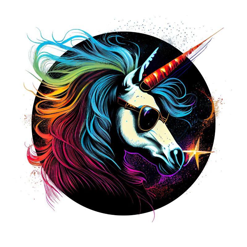 Cooles Einhorn