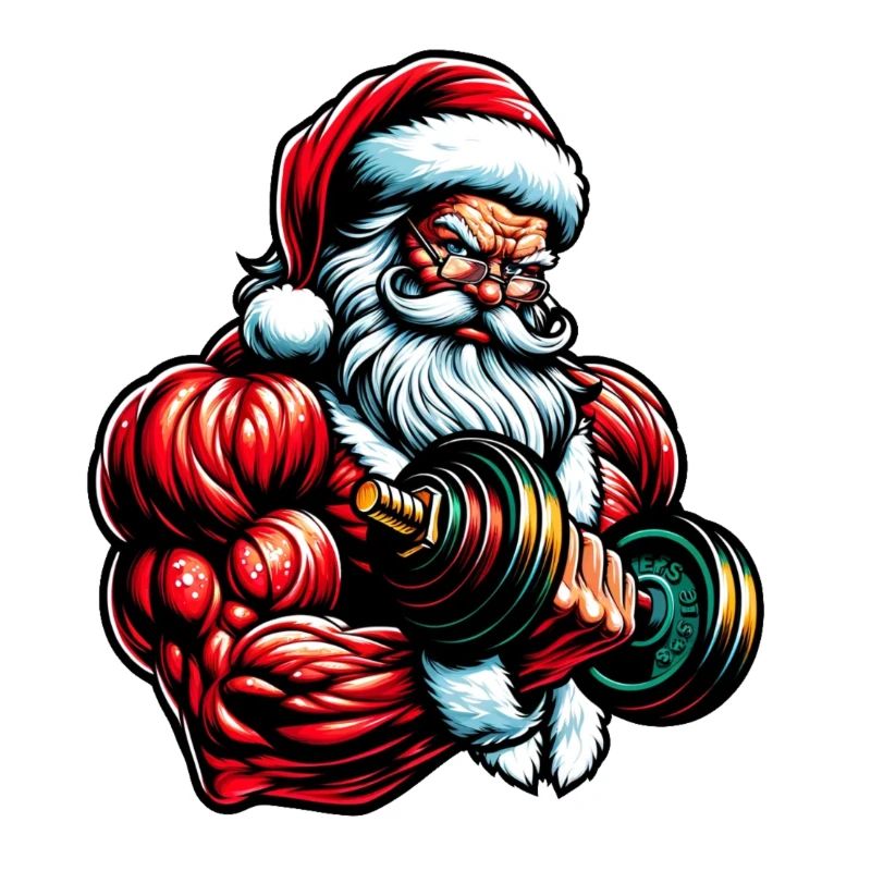 Père Noël de curling
