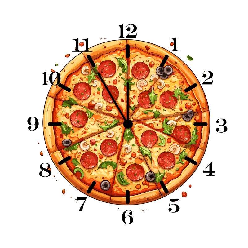 C’est l’heure de pizza