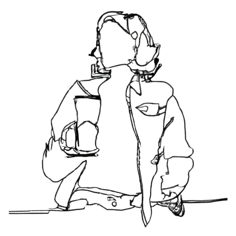 Frau mit Bier