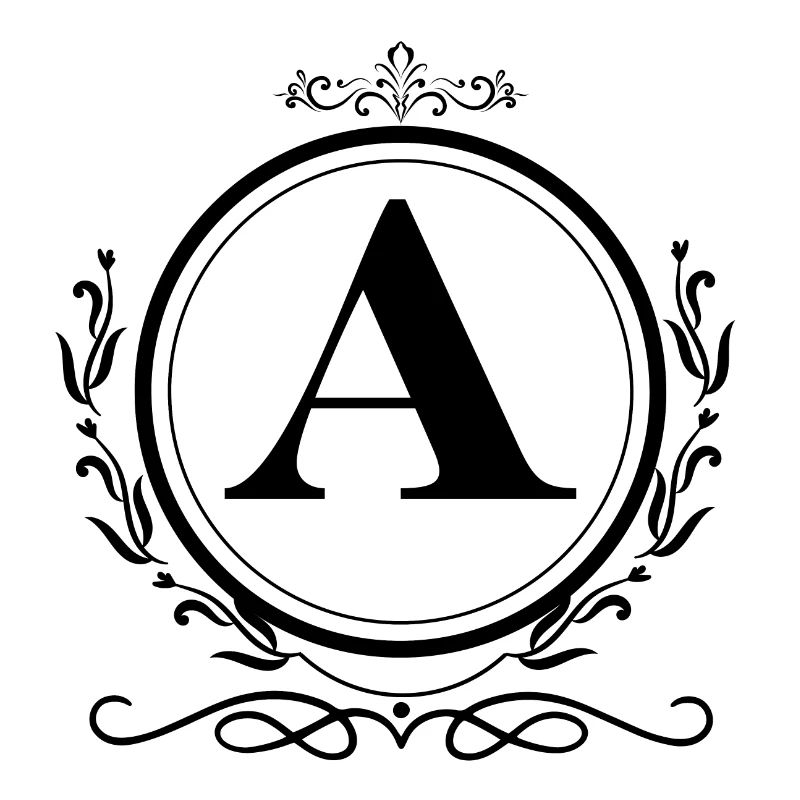 Buchstabe A Dekoration