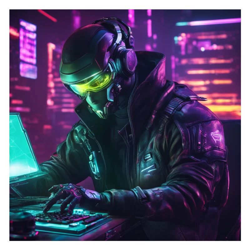 Pc player at desk