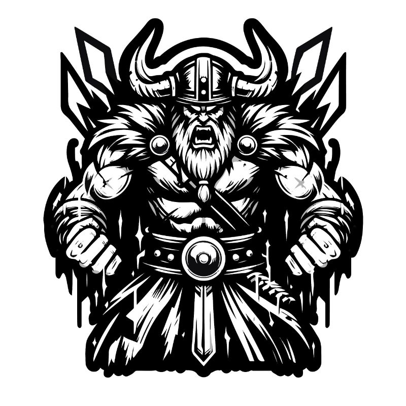 Mächtiger Wikingerkrieger Version 2