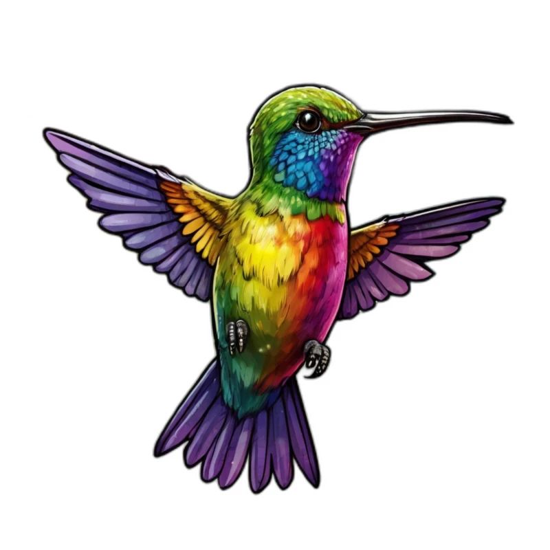 Regenbogen Kolibri