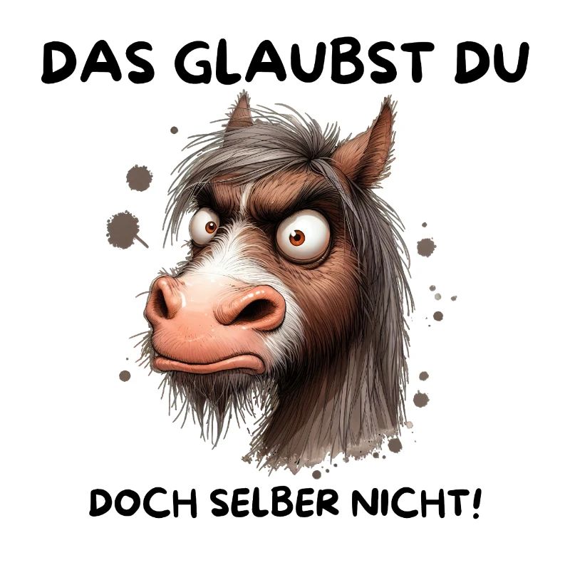 Ungläubiges Pferd