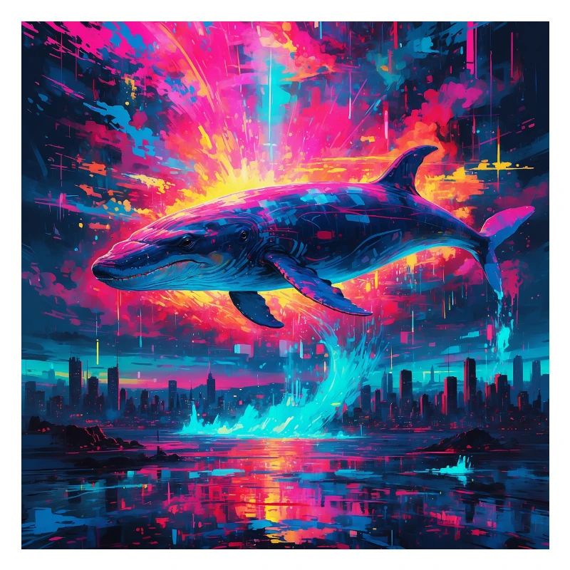 Neon Blauwal