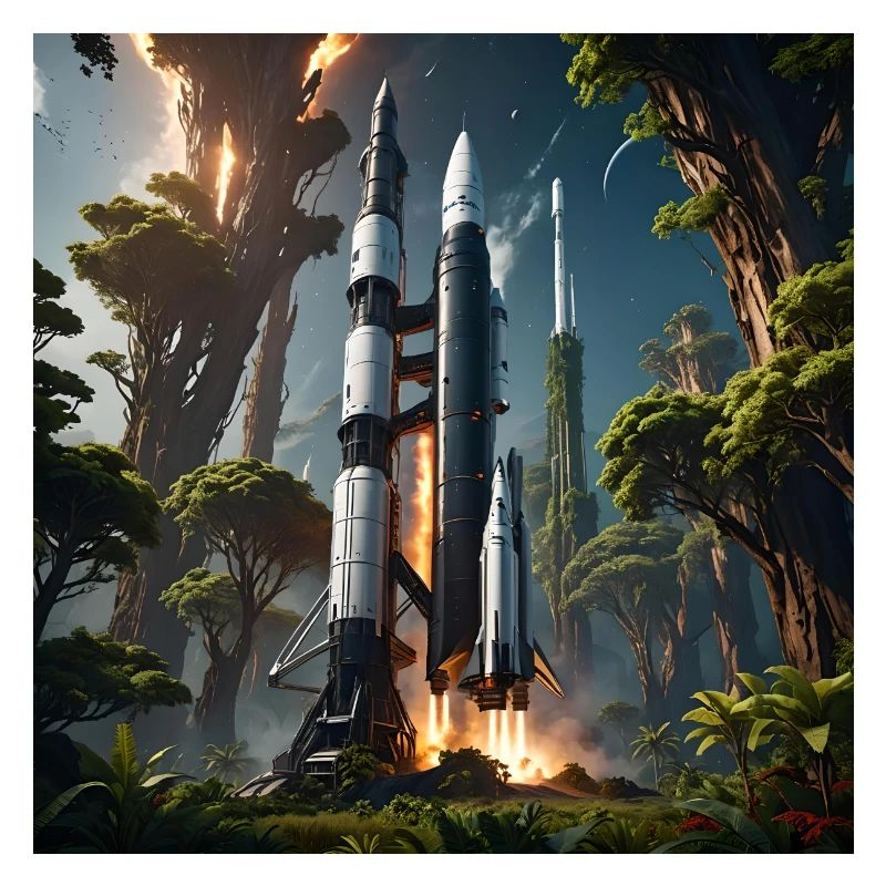 Rocket in Nature