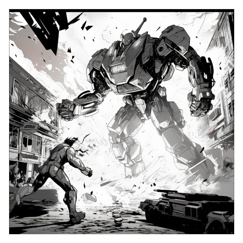Robot Fight Comic