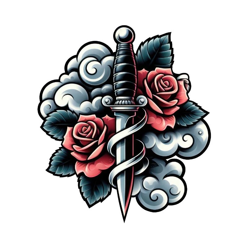 Rose und Dolch