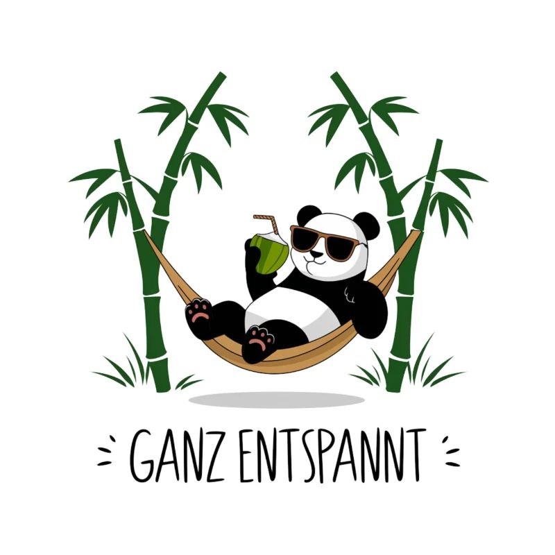 Complètement détendu - Panda