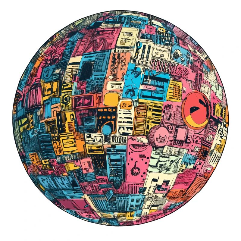 Retro-Future Sphere: Technicolor Vision!