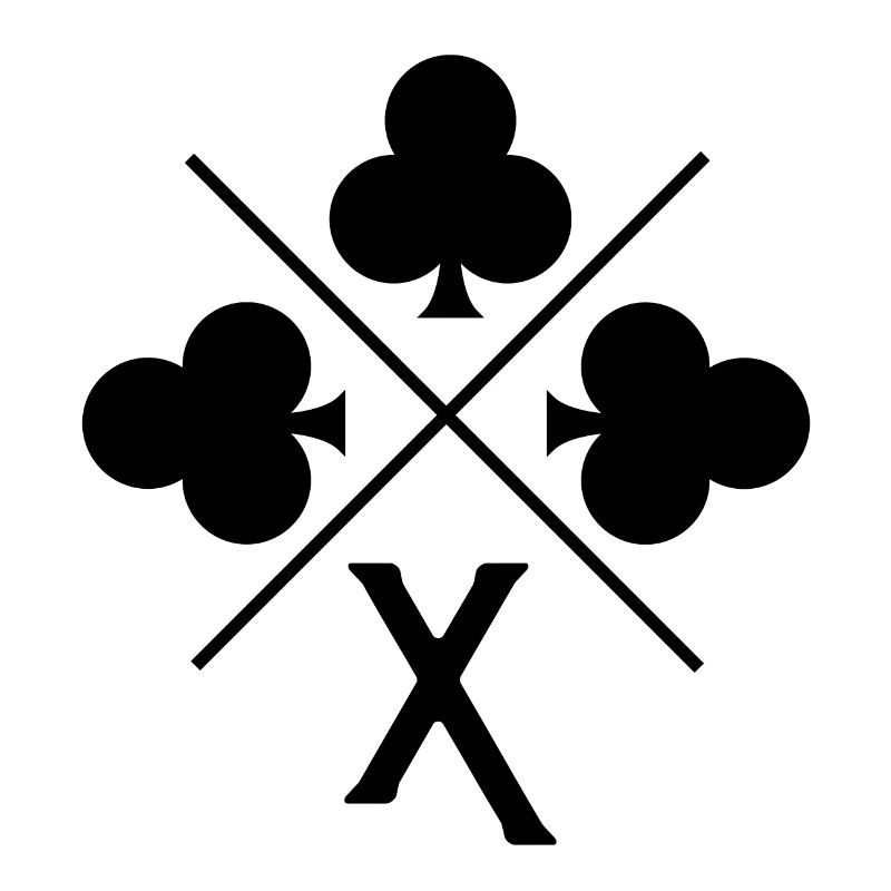 Glücksbuchstabe x Klee