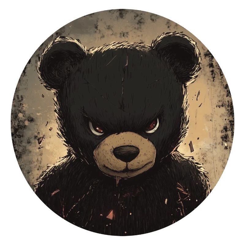 Fearless Teddy: Dark Elegance