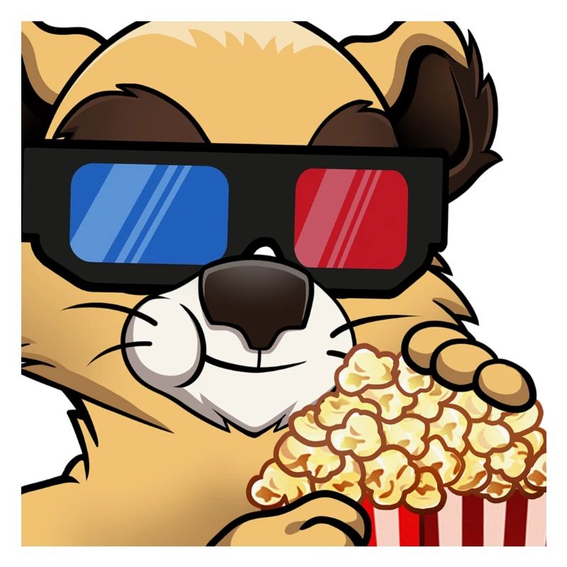 Der kleine Macups beim Videoabend mit 3D Brille