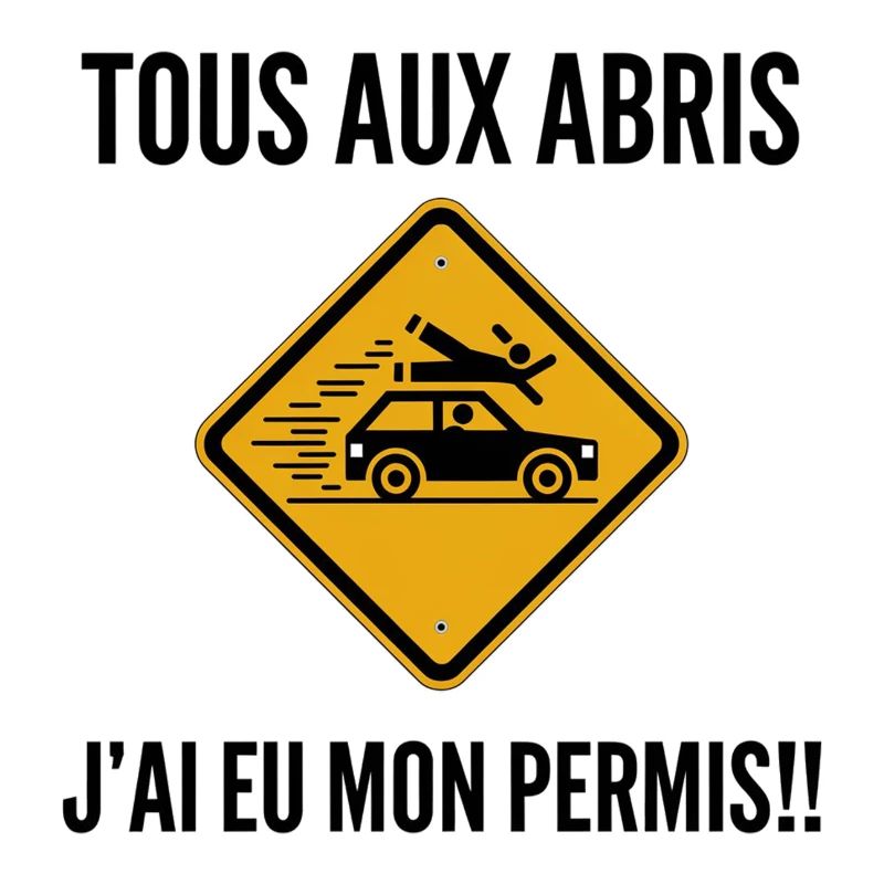 Tous aux abris, j'ai eu mon permis!!!