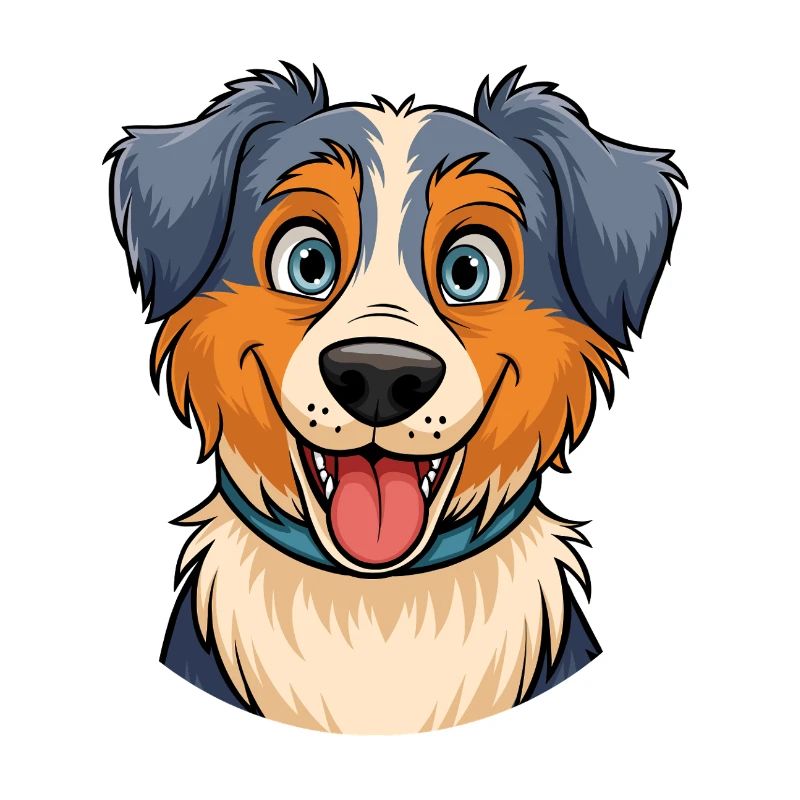 Australian Shepherd Portrait