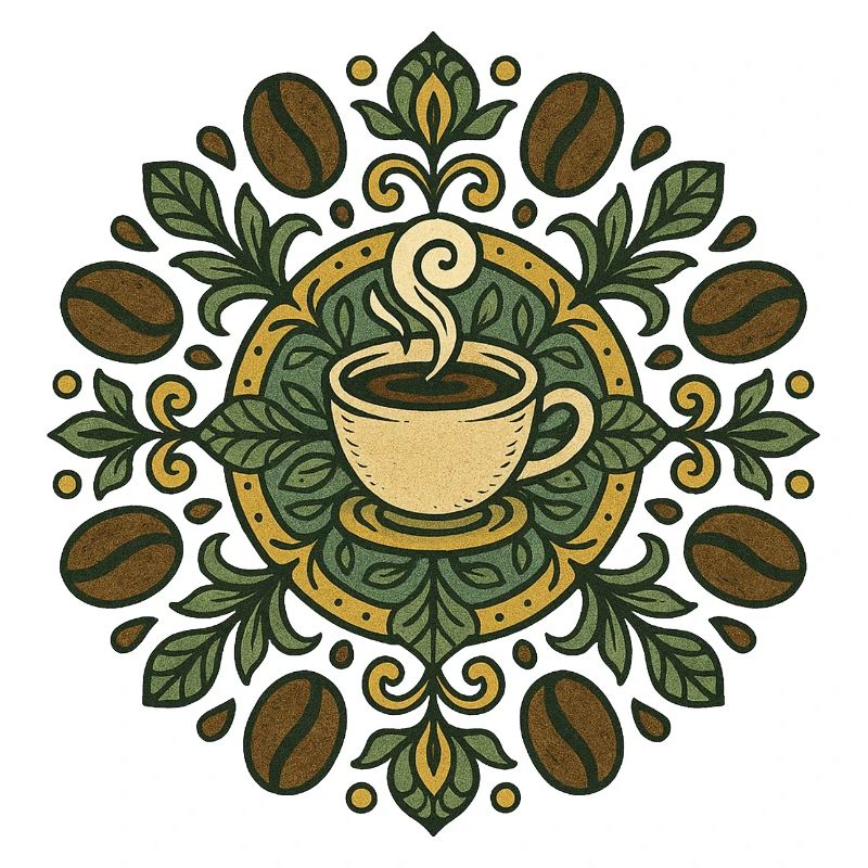 Kaffee-Mandala
