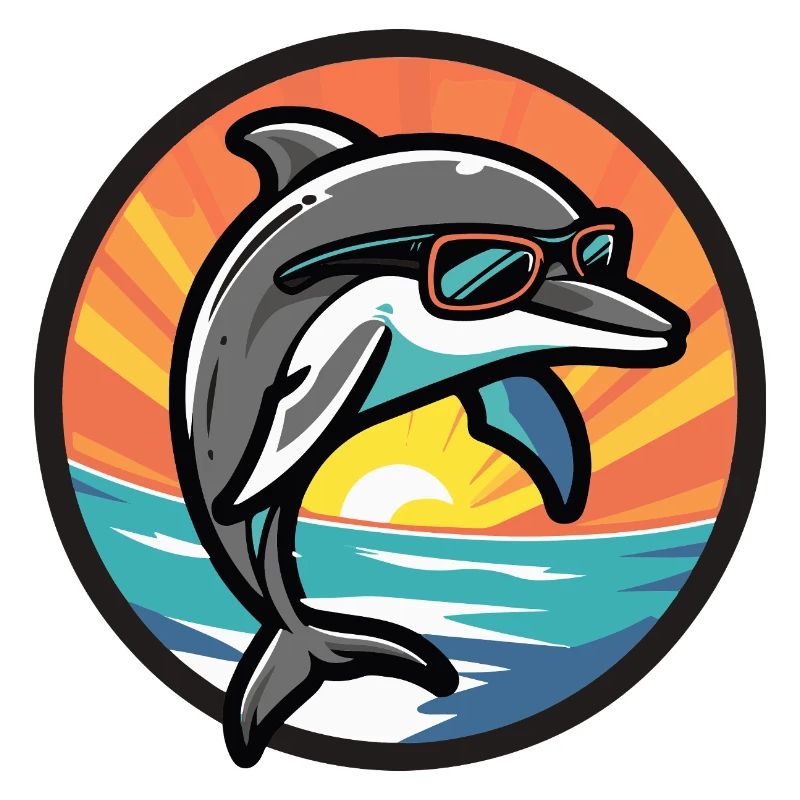 Dolphin Cool Comic