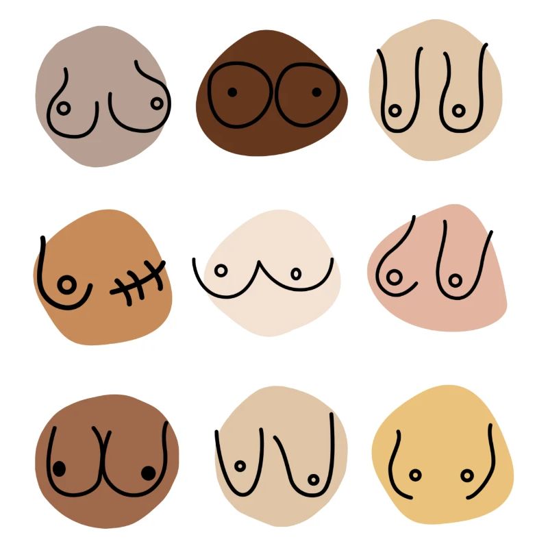 Boobs same but different