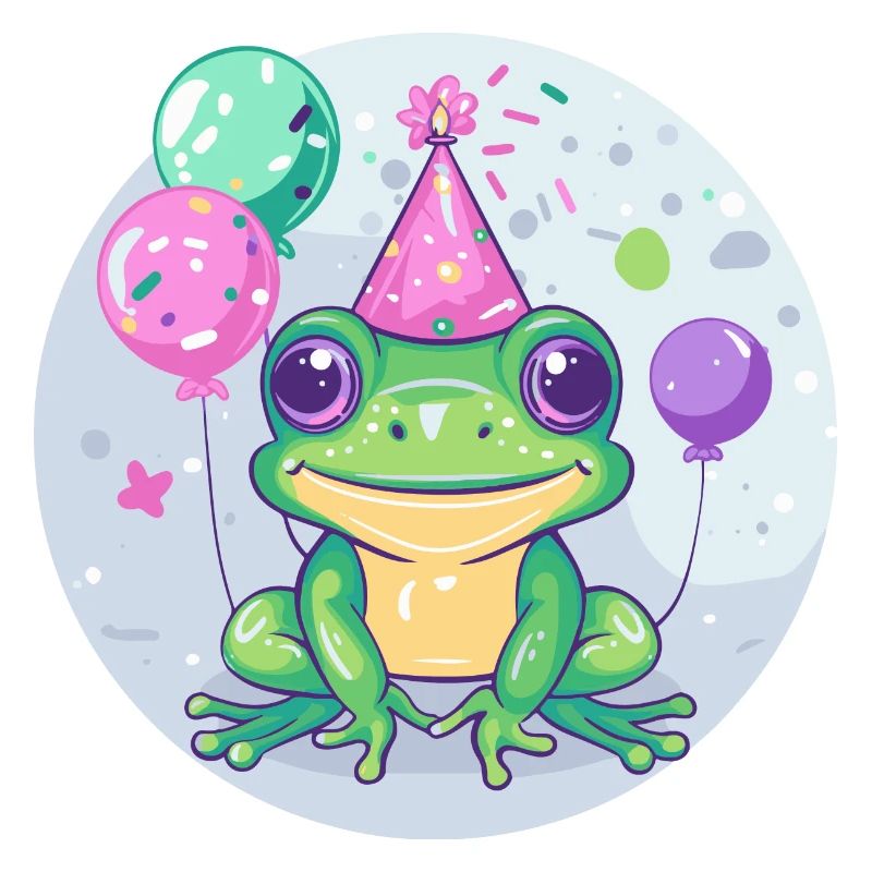 Frog Birthday Comic