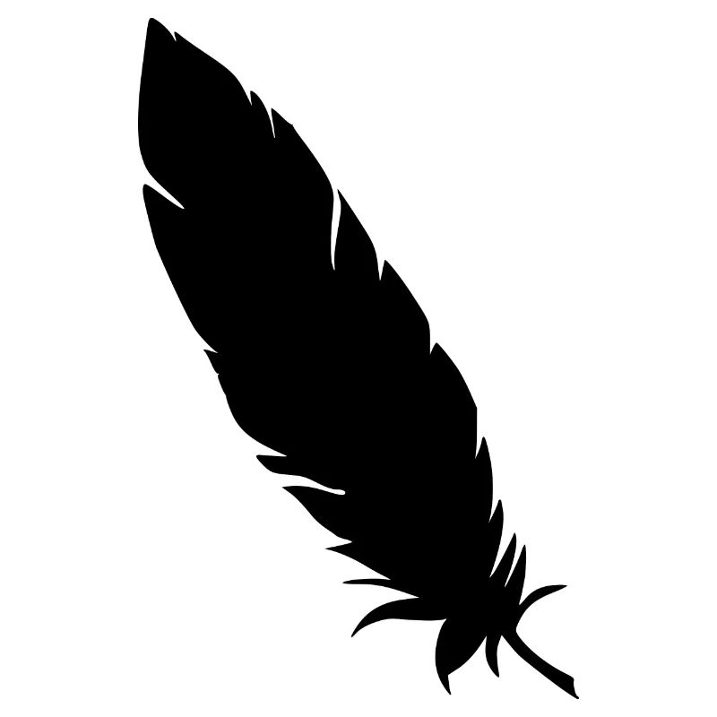 Feather simple black