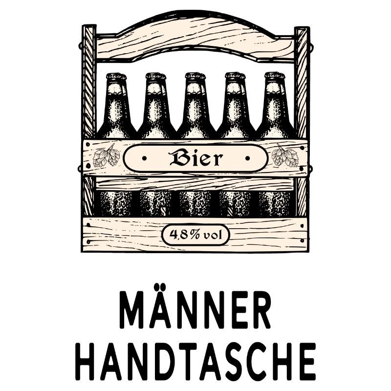 Herrenhandtasche Bier