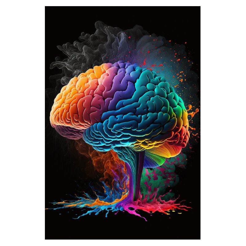 Human brain, generative AI