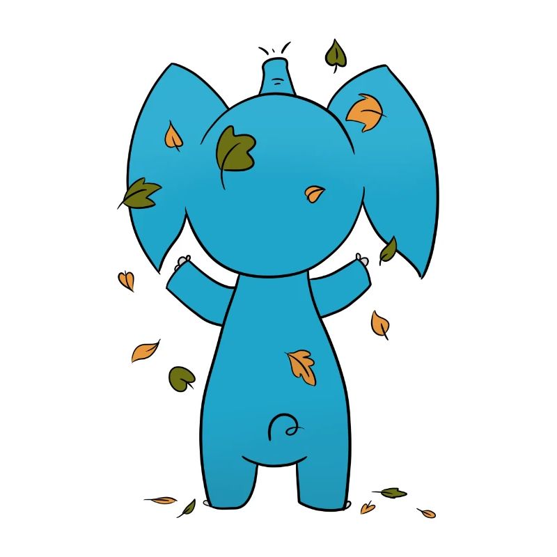 Elefant Blaetter