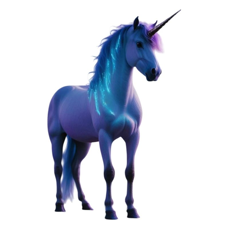 Silhouette Licorne Majestueuse
