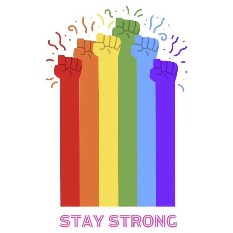 Stay strong, LGBTQ+, CSD, Pride, Regenbogen