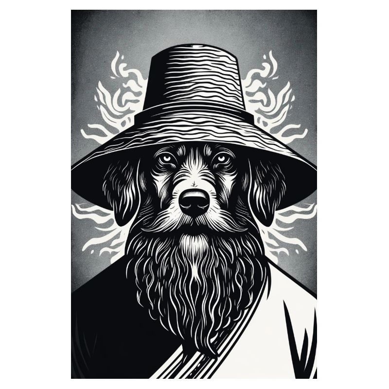Der wachsame Hund
