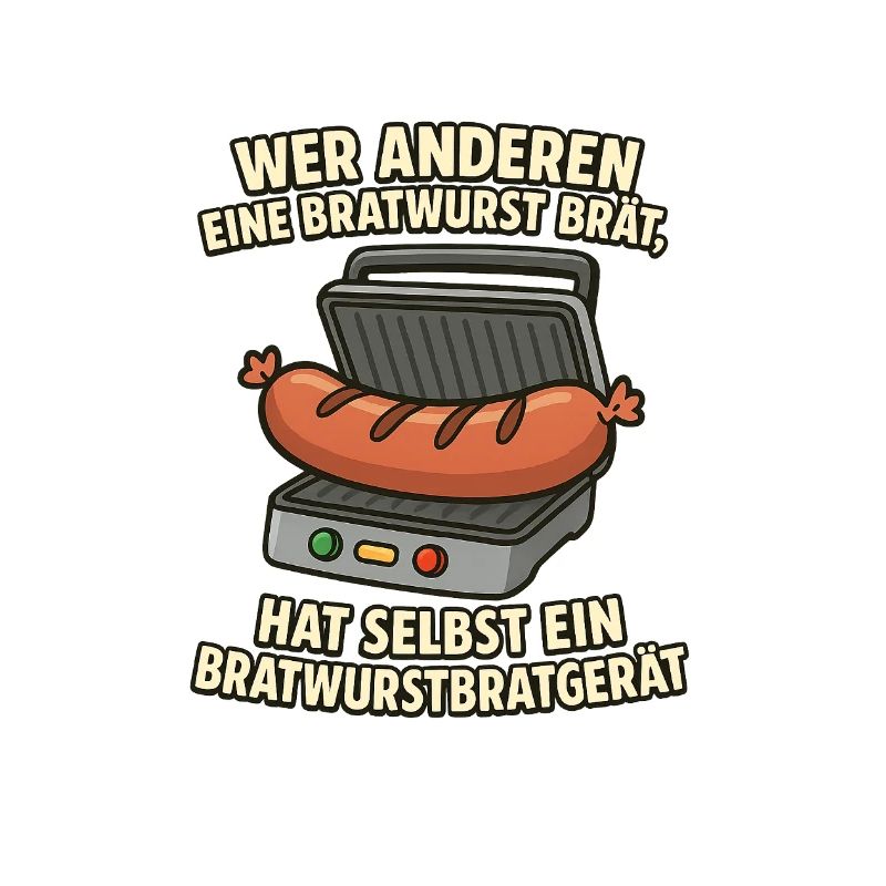 Bratwurst Bratgeräte Spruch
