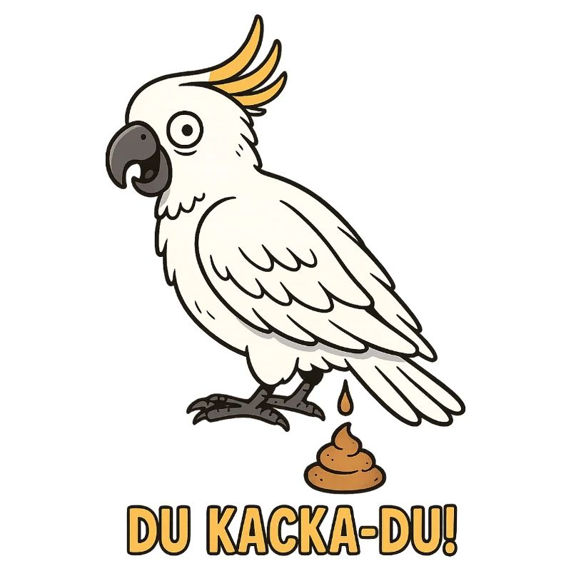 Witziger Kakadu Spruch