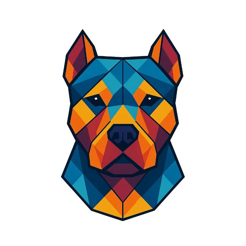 Chien | Tête de chien Impression / Impression / Design
