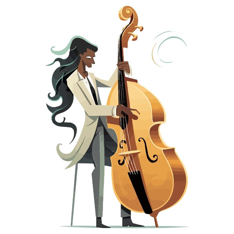 Maître du violoncelle dans le style moderne