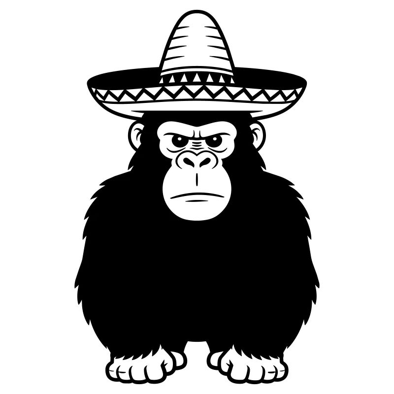 Gorilla sombrero