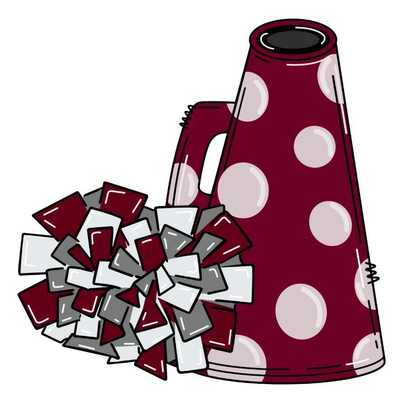 Cheer Poms Mégaphone