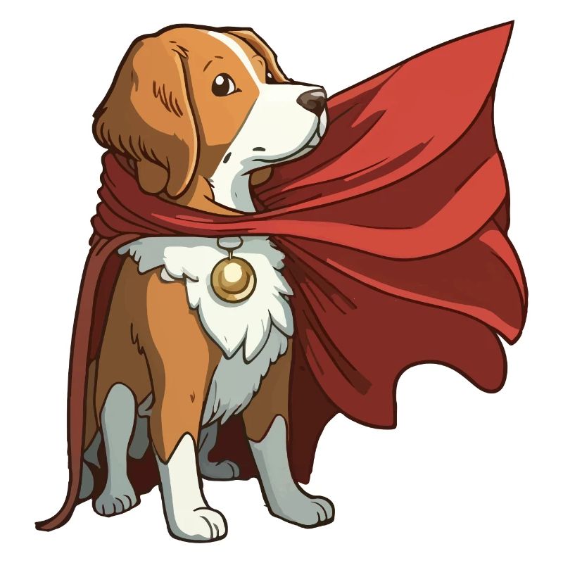 Hund als Superheld