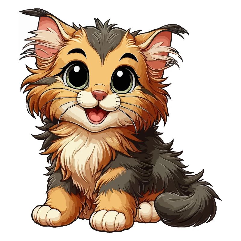 Bébé chat Main Coon