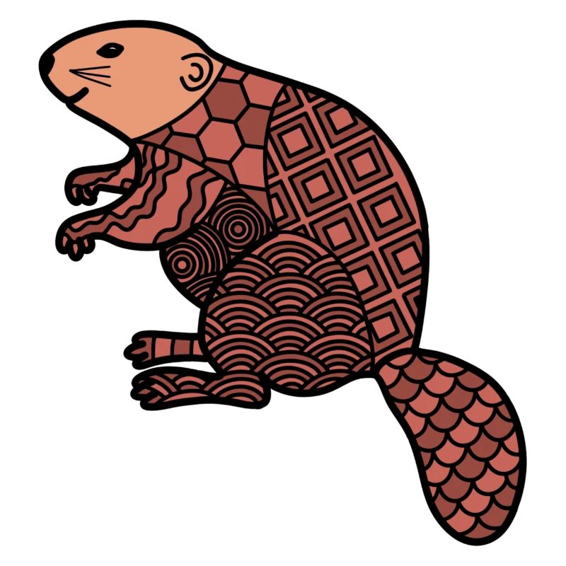 ZenDoodle "Beaver"