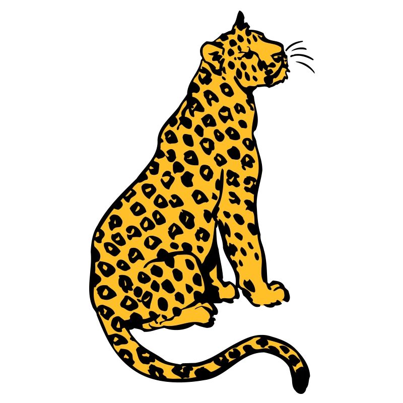 Sitzende Leopard von Cheerful Madness!!