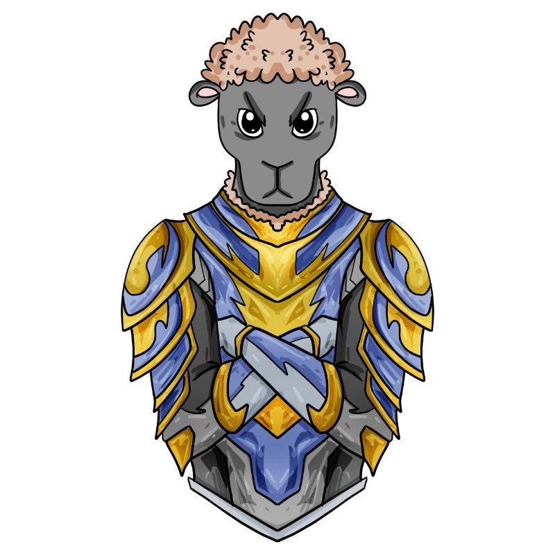 Knight Sheep Crusader