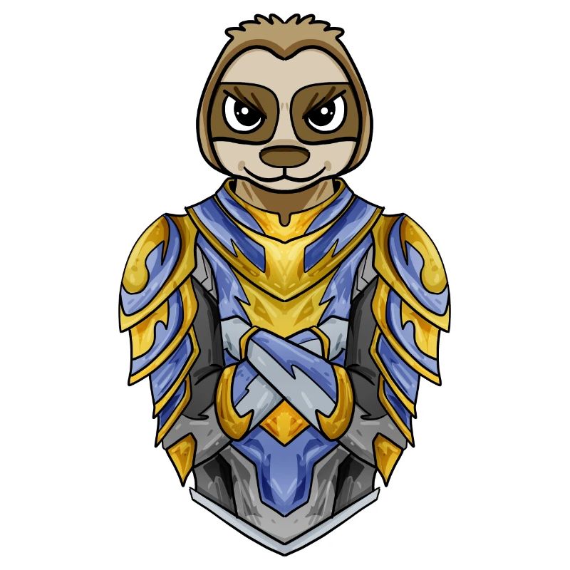 Knight Sloth cool
