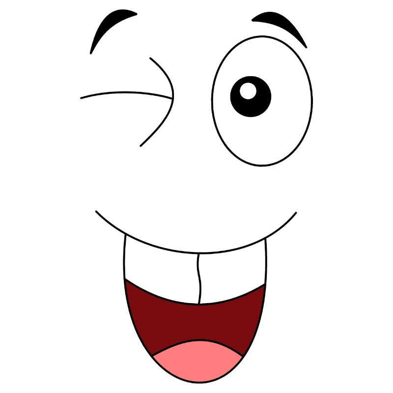 Zwinker Gesicht