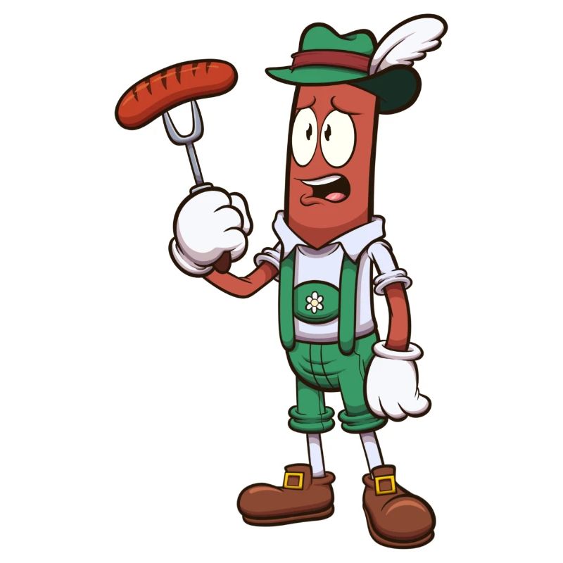 Traurige -Wurst