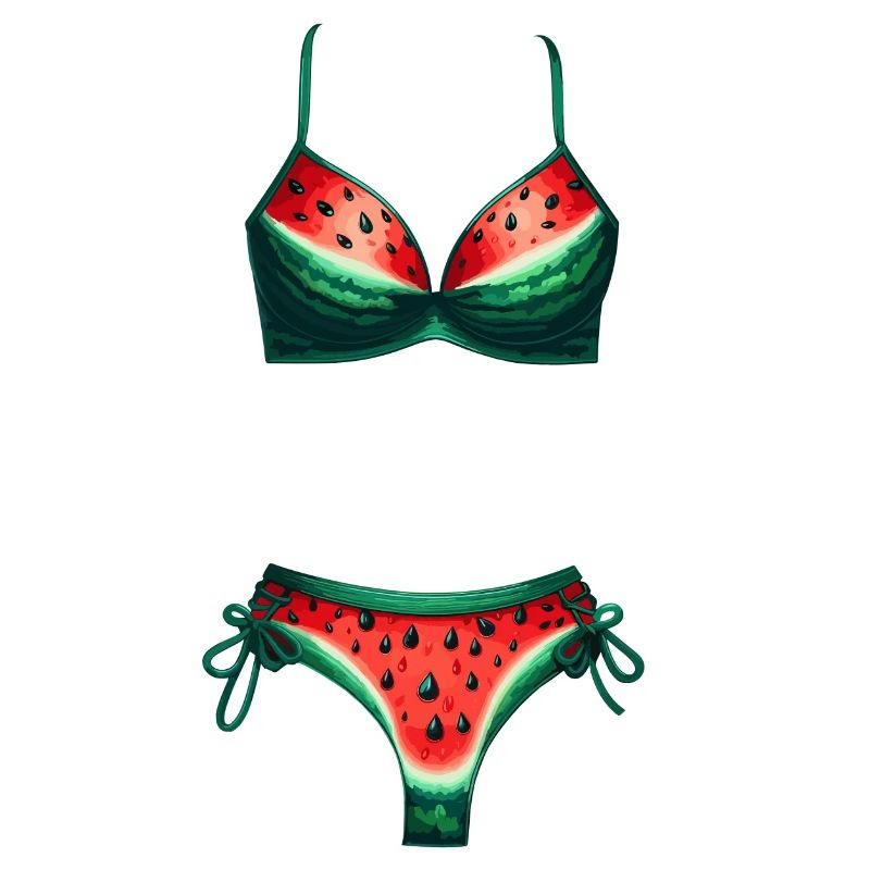 Chemise de bikini pastèque Cadeau pastèque
