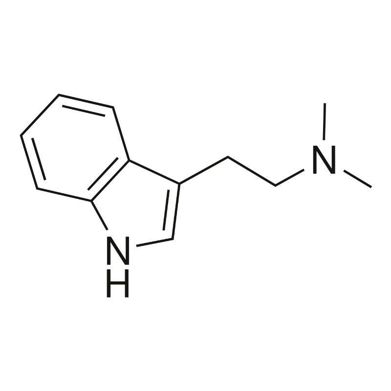 Molécule DMT - noir